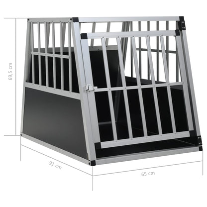 Klec Pro Psy S Jednokřídlými Dvířky 65 X 91 X 69,5 Cm