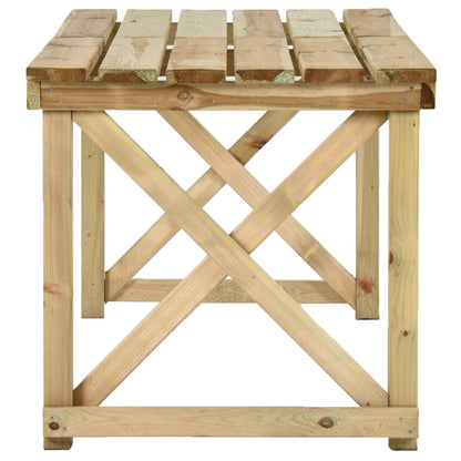 Zahradní Stůl 160 X 79 X 75 Cm Dřevo