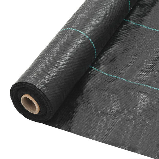 Mulčovací textilie proti plevelu a kořenům černá 1 x 50 m PP