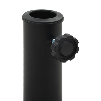 Stojan Na Slunečník Kulatý Černý Polyresin
