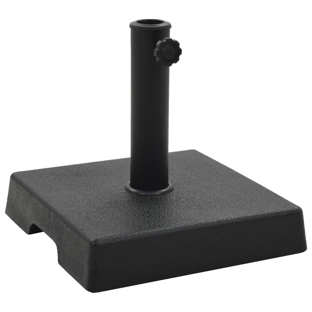 Stojan Na Slunečník Kulatý Černý Polyresin