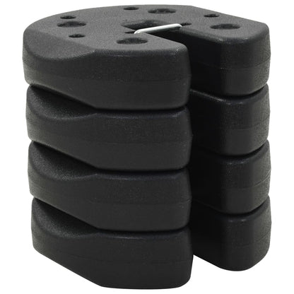 Závaží Pro Party Stan 4 Ks Černá 220 X 50 Mm Betonová