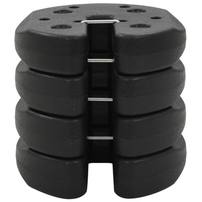 Závaží Pro Party Stan 4 Ks Černá 220 X 50 Mm Betonová