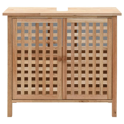 Skříňka Pod Umyvadlo Masivní Ořechové Dřevo 66 X 29 X 61 Cm