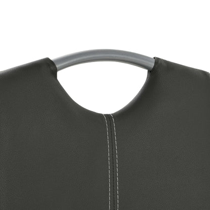 Konzolové Jídelní Židle 6 Ks Šedé Umělá Kůže