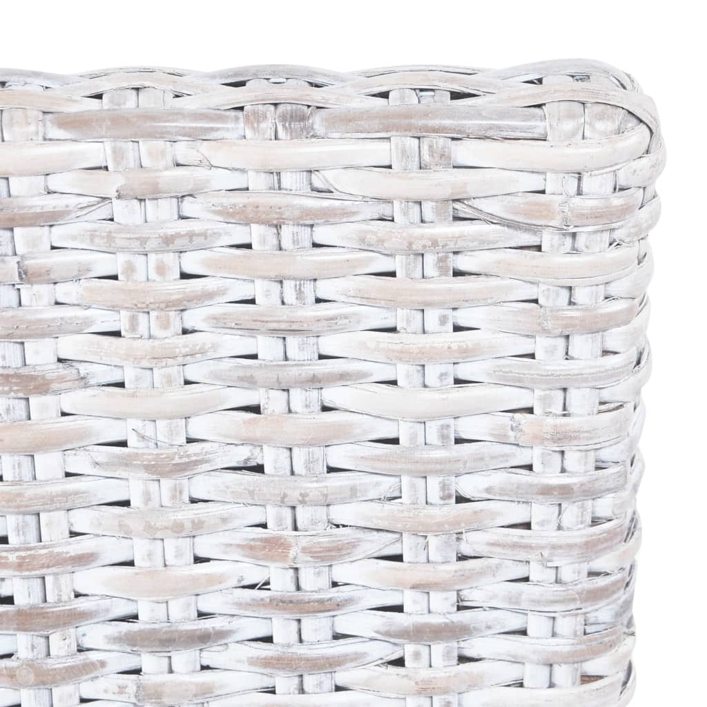 Jídelní Židle 4 Ks Světle Hnědé Ratan Kubu A Mangovníkové Dřevo