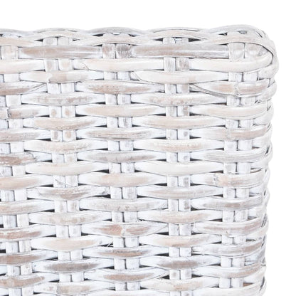 Jídelní Židle 4 Ks Světle Hnědé Ratan Kubu A Mangovníkové Dřevo