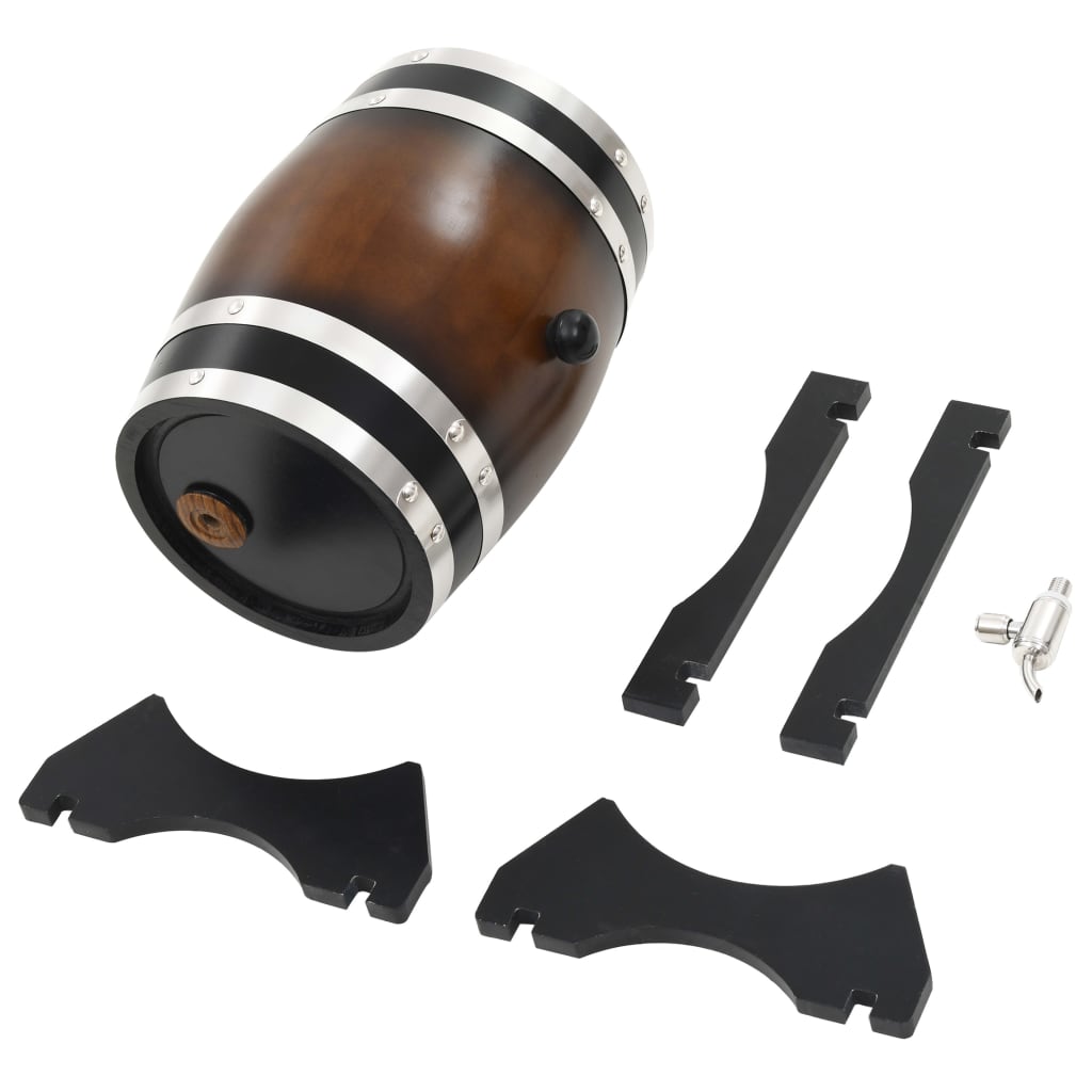 Soudek Na Víno S Pípou Masivní Dubové Dřevo