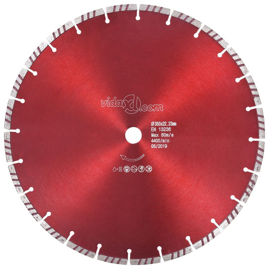 Diamantový Řezací Kotouč Turbo Ocel 350 Mm