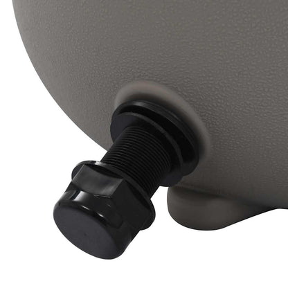 Bazénová Písková Filtrace Se 4Polohovým Ventilem Šedá 350 Mm