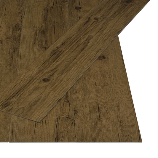 Samolepicí Podlahová Prkna 32 Pcs Přírodní Hnědá 4,46 M² Pvc