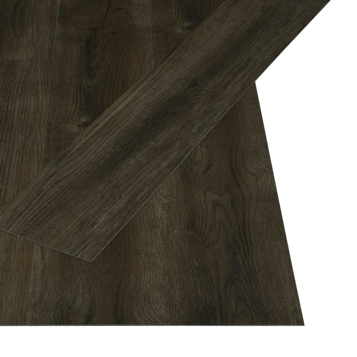 Samolepicí Podlahová Prkna 32 Pcs Tmavě Hnědá 4,46 M² Pvc