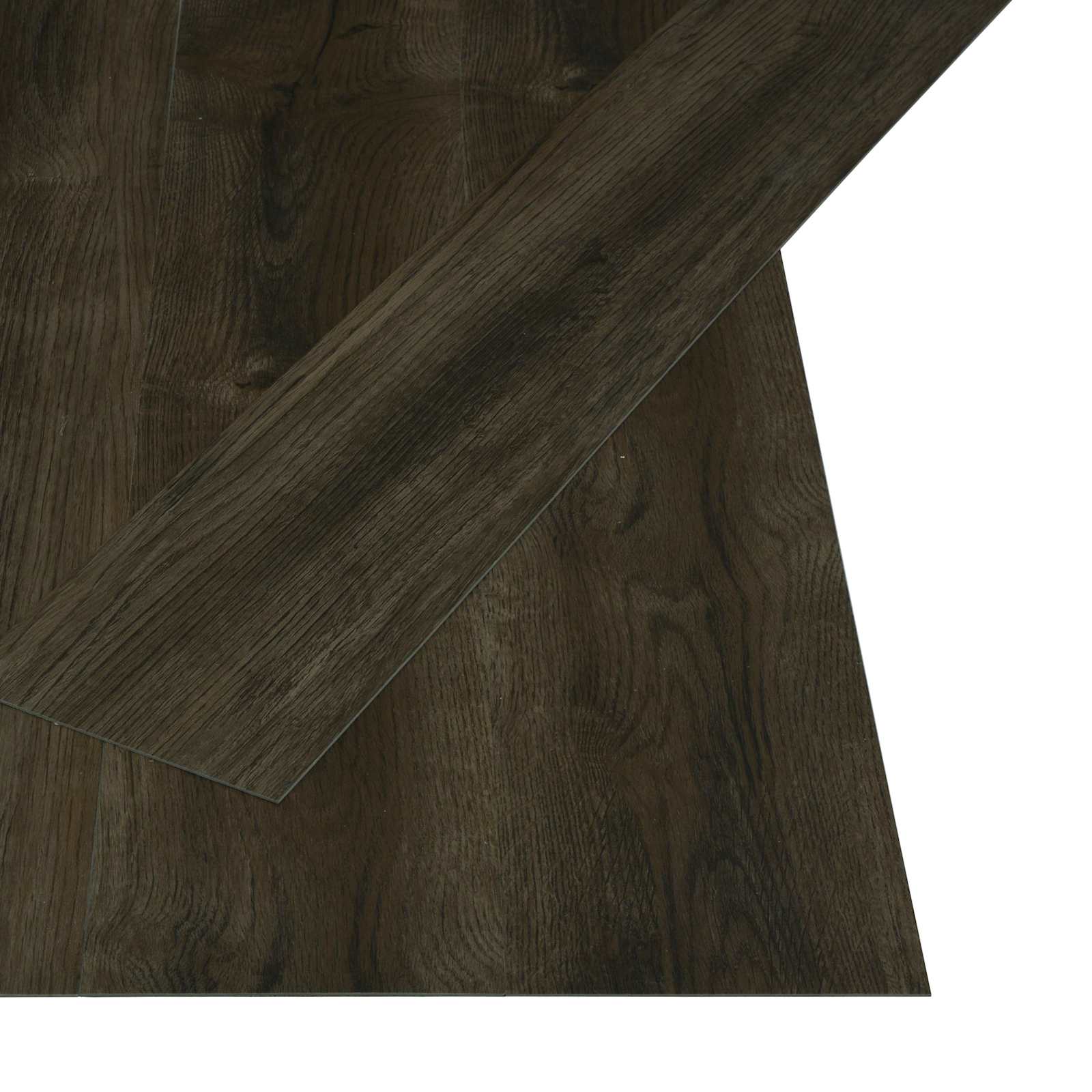 Samolepicí Podlahová Prkna 32 Pcs Tmavě Hnědá 4,46 M² Pvc