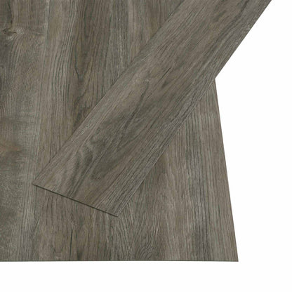 Samolepicí Podlahová Prkna 32 Pcs Šedá A Hnědá 4,46 M² Pvc