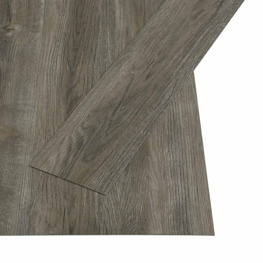 Samolepicí Podlahová Prkna 32 Pcs Šedá A Hnědá 4,46 M² Pvc