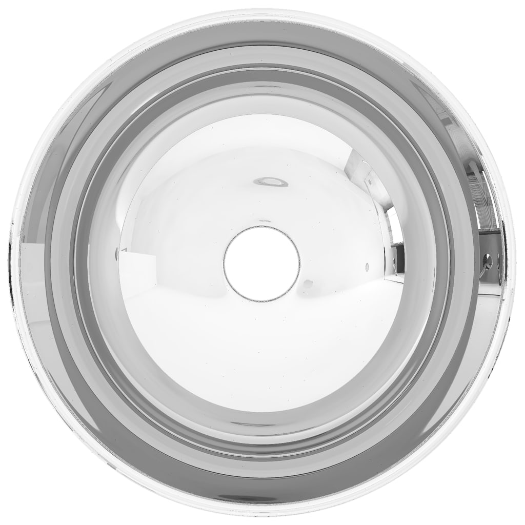 Umyvadlo 28 X 10 Cm Keramické Stříbrné