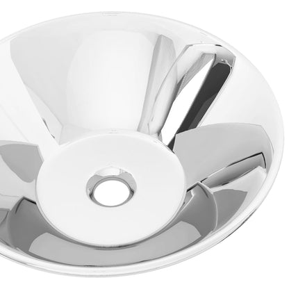 Umyvadlo 42 X 14 Cm Keramika Stříbrné