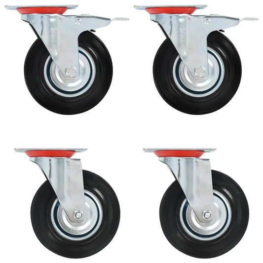 Otočná Kolečka 4 Ks 125 Mm