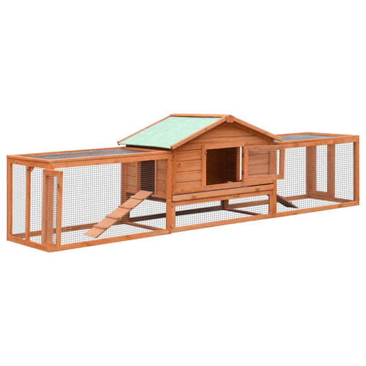 Králíkárna 310X70X87 Cm Masivní Borové A Jedlové Dřevo
