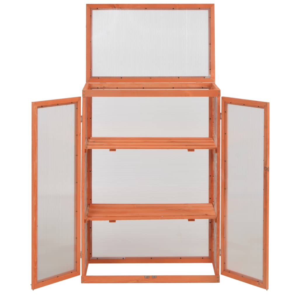 Skleník Dřevěný 75 X 47 X 109 Cm