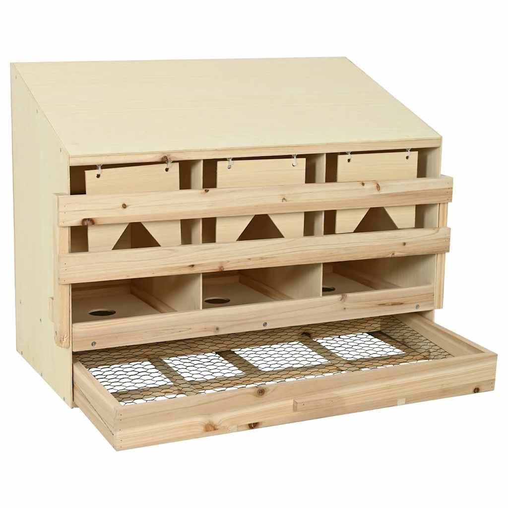 Snáškové Hnízdo 3 Boxy Masivní Borovice