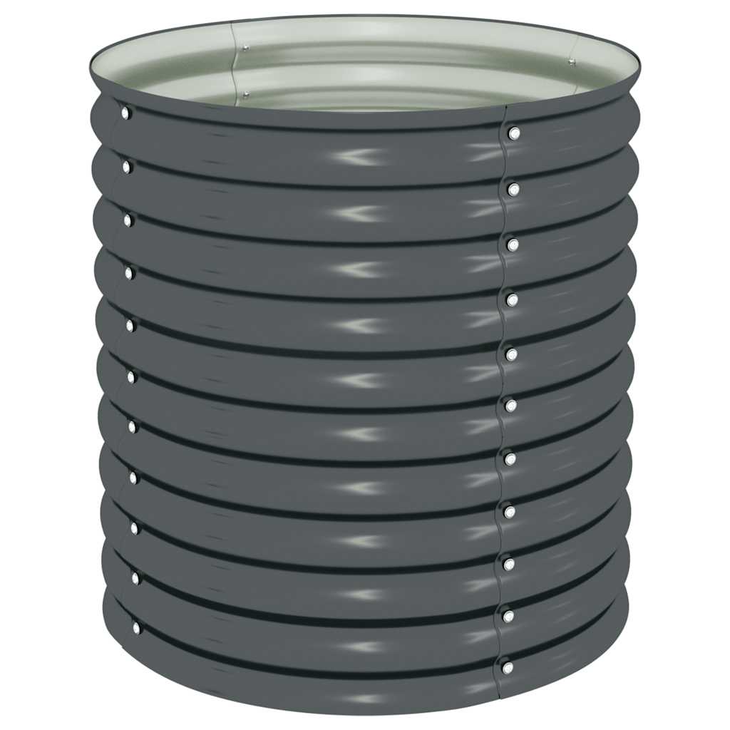 Vyvýšený Záhon Pozinkovaná Ocel Šedý