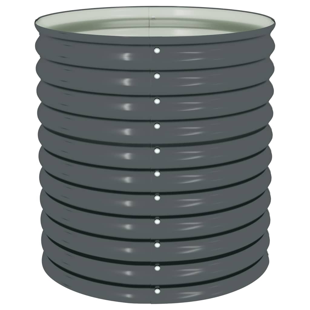 Vyvýšený Záhon Pozinkovaná Ocel Šedý