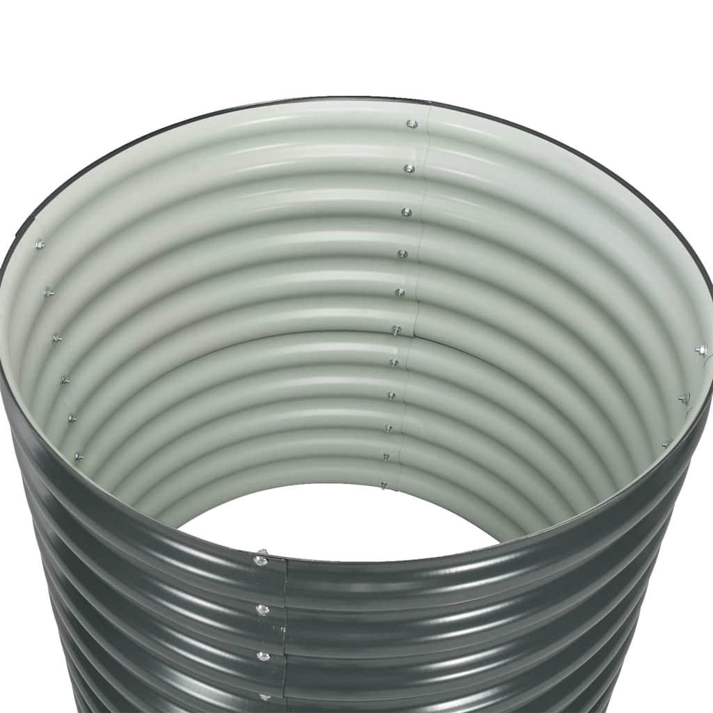 Vyvýšený Záhon Pozinkovaná Ocel Šedý