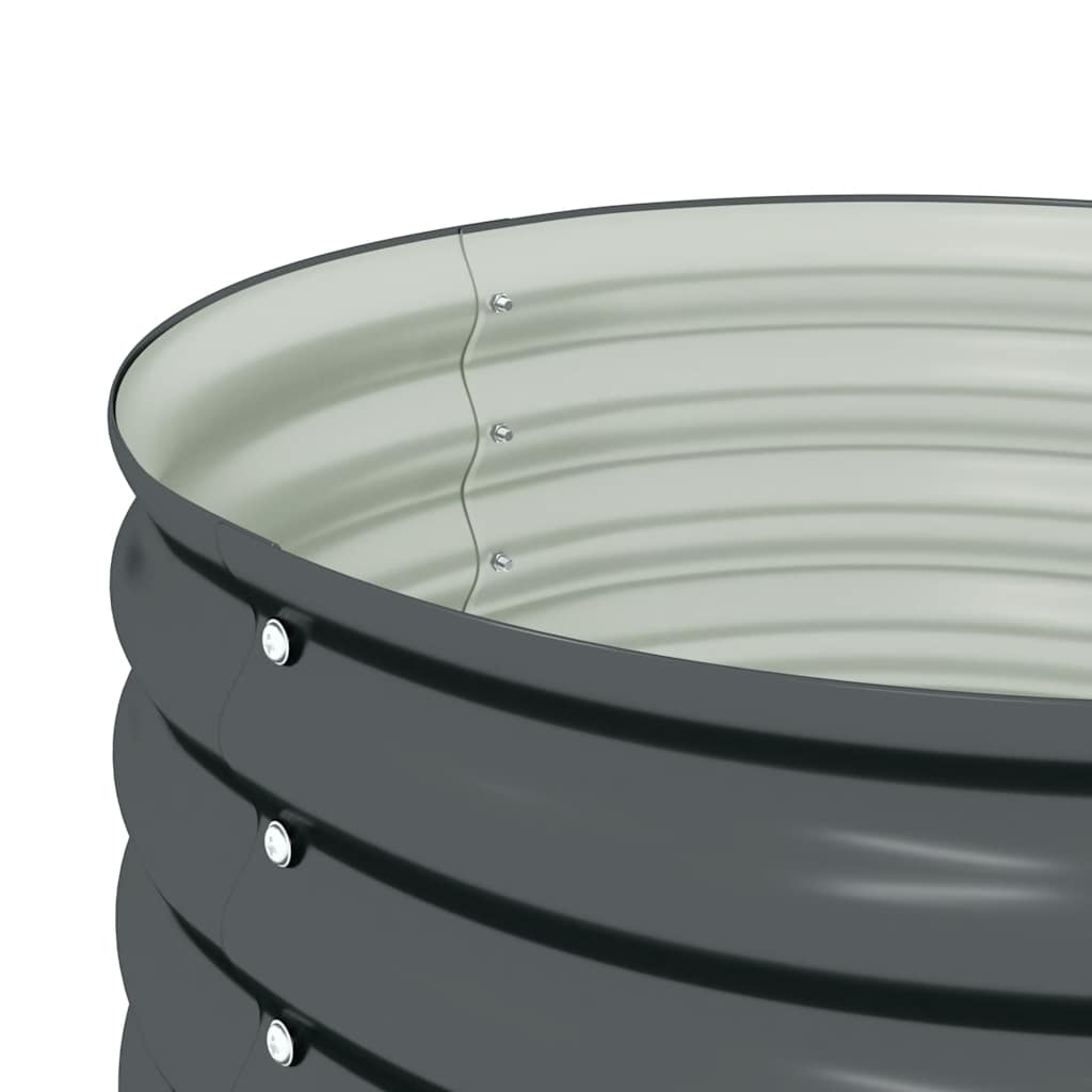 Vyvýšený Záhon Pozinkovaná Ocel Šedý