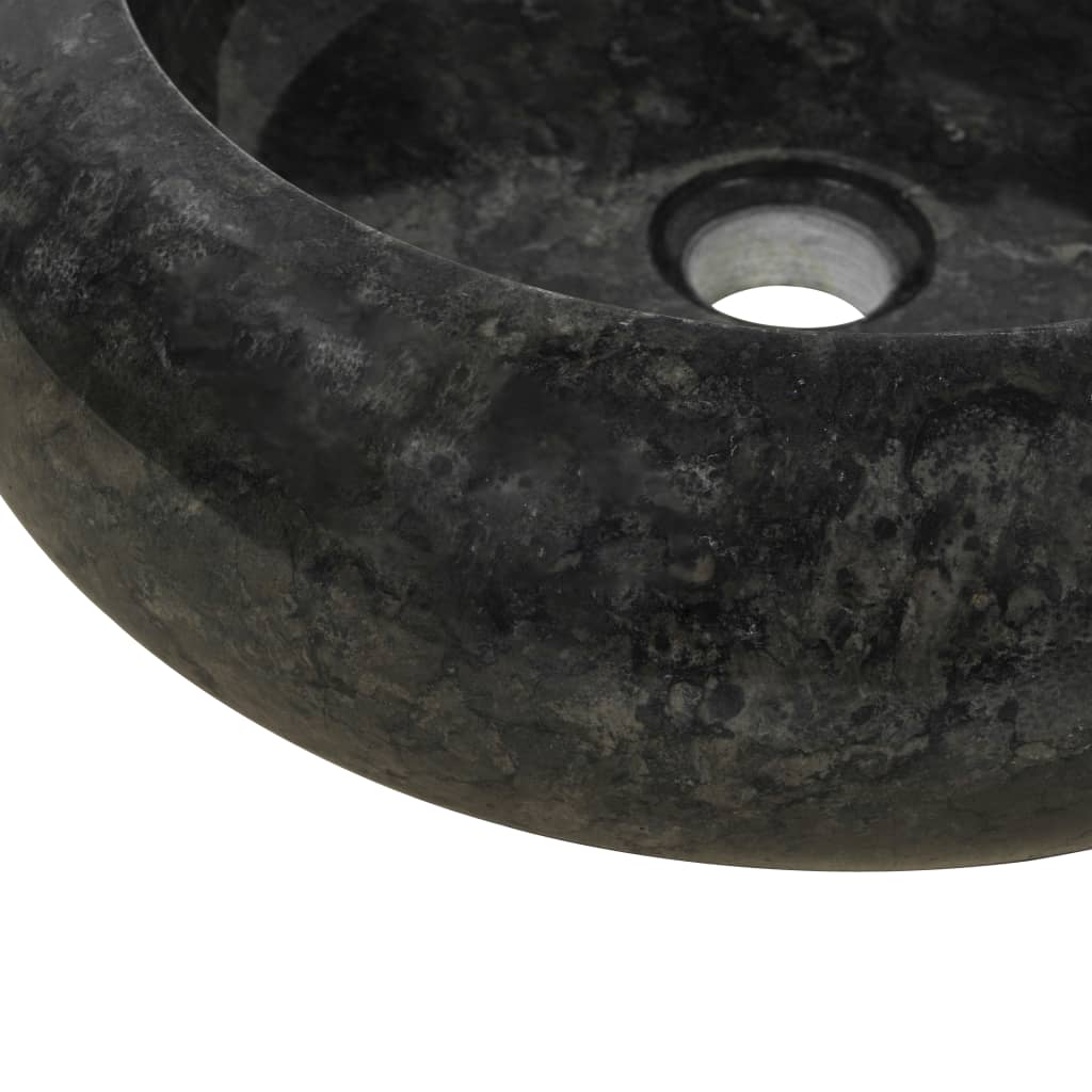 Umyvadlo 40 X 12 Cm Mramor Černé