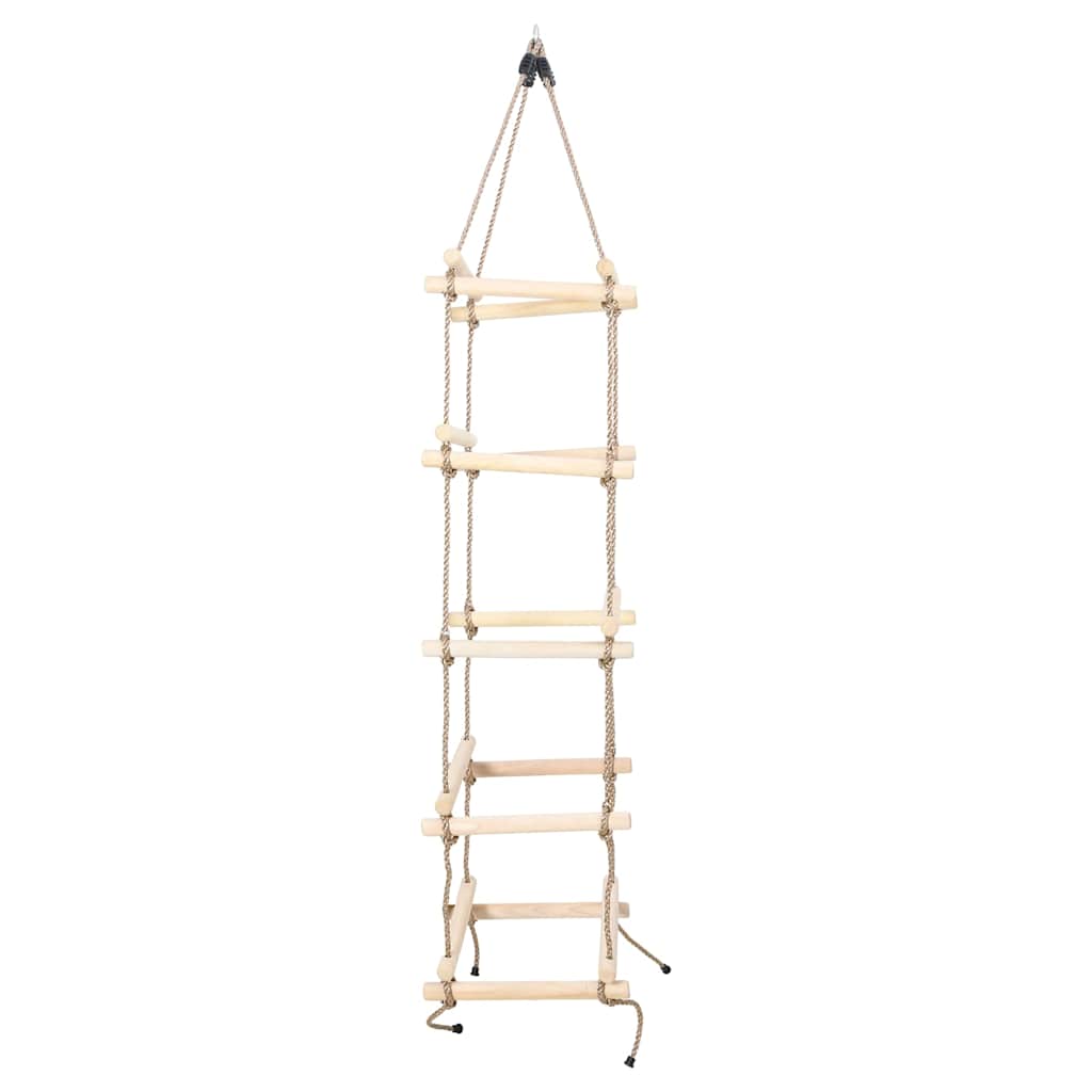 Dětský Provazový Žebřík 200 Cm Dřevo