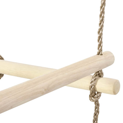 Dětský Provazový Žebřík 200 Cm Dřevo