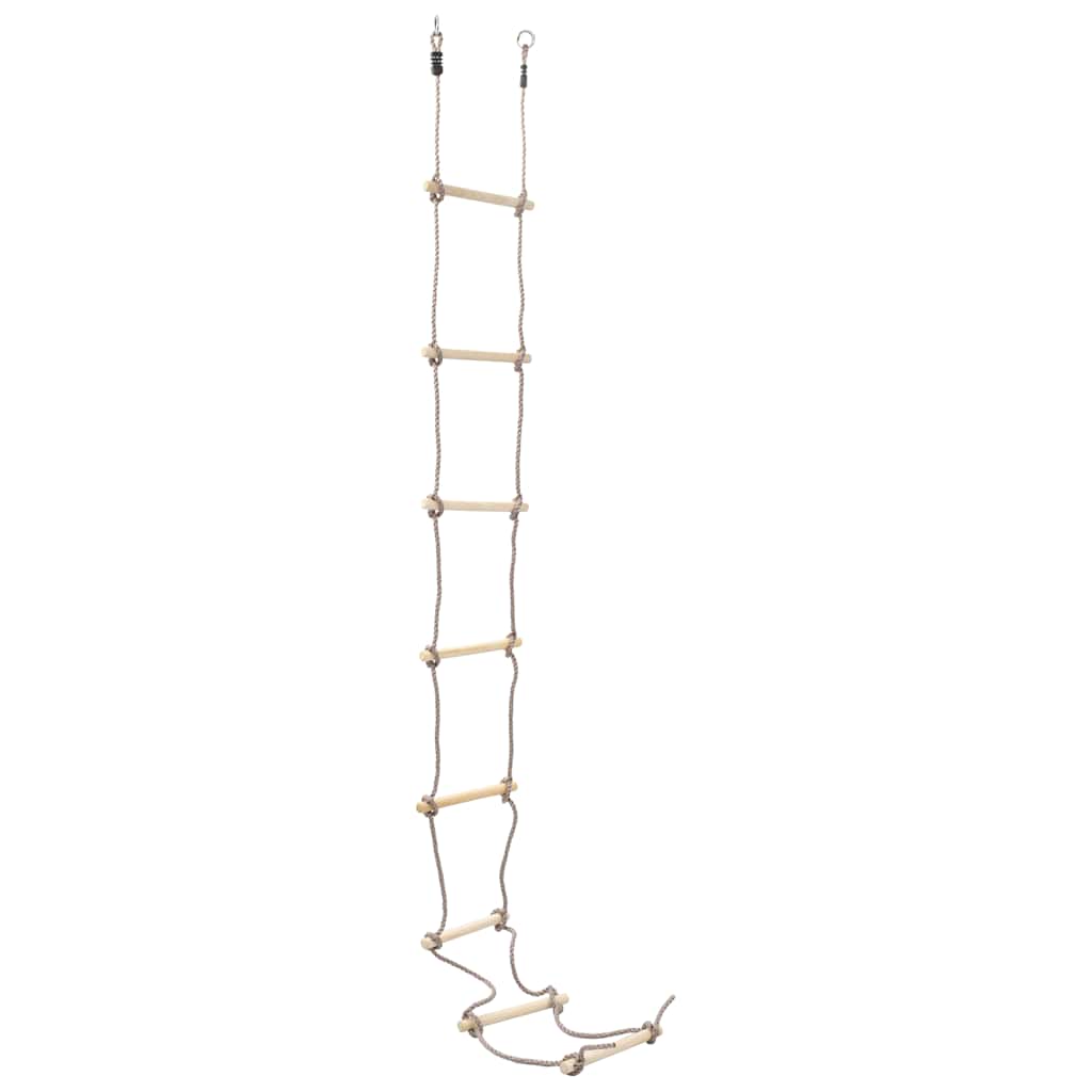 Dětský Provazový Žebřík 290 Cm Dřevo