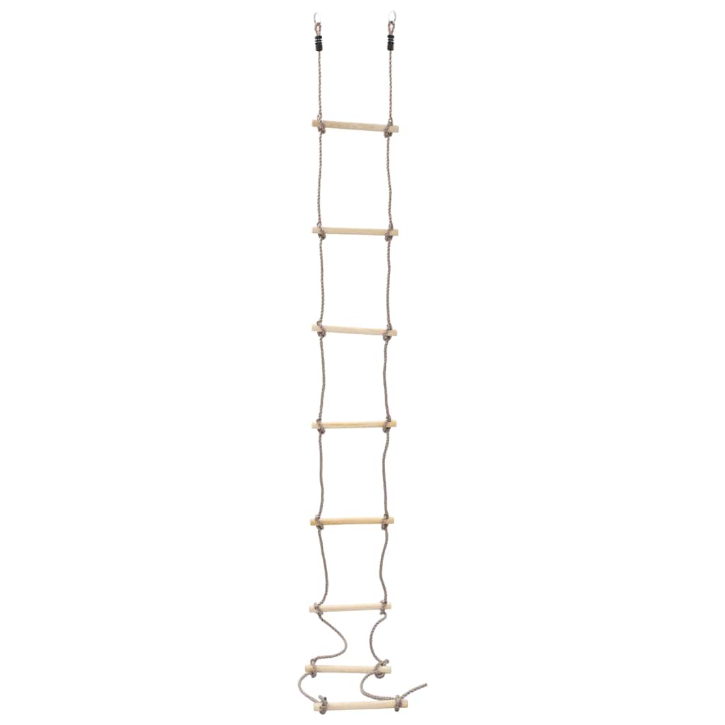 Dětský Provazový Žebřík 290 Cm Dřevo