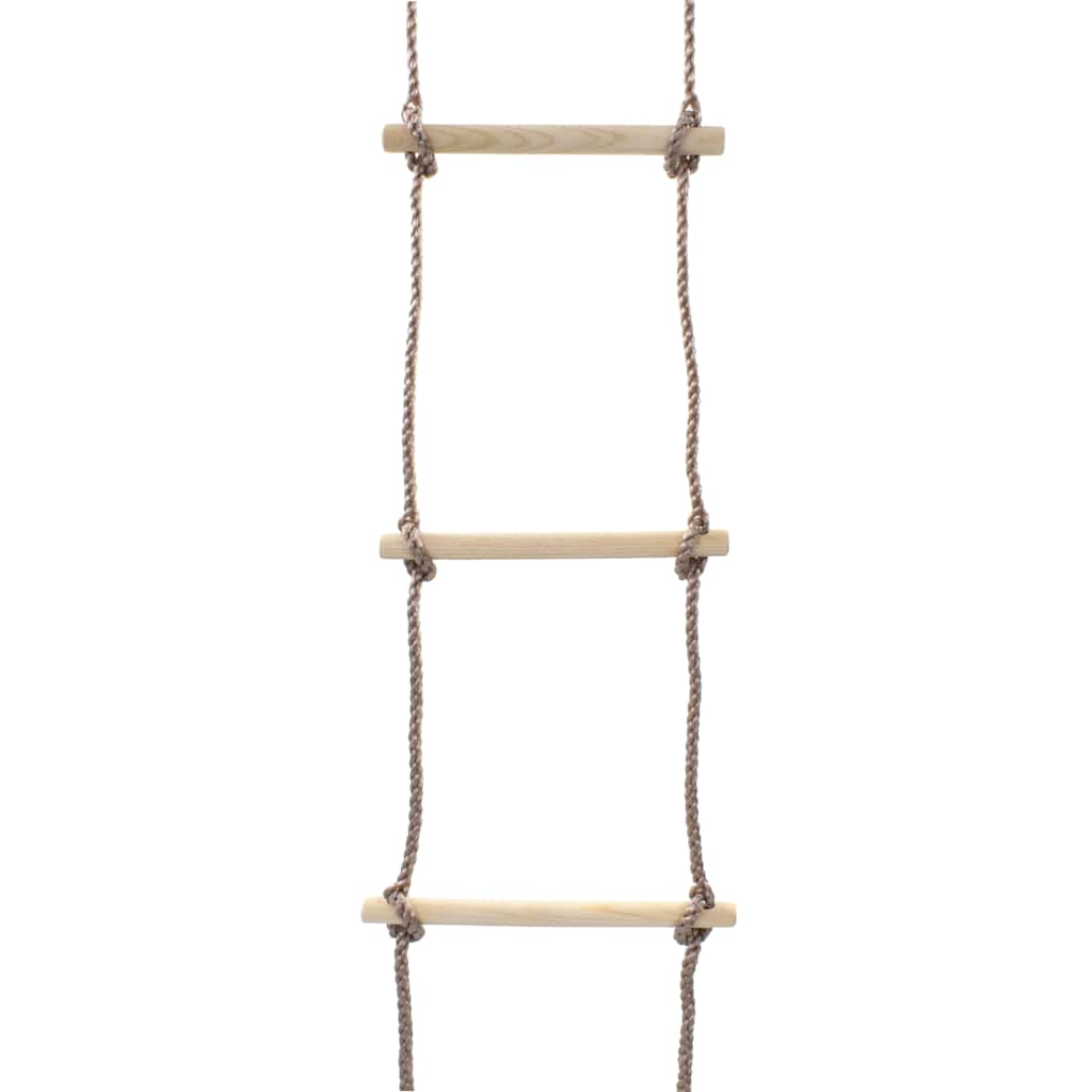 Dětský Provazový Žebřík 290 Cm Dřevo