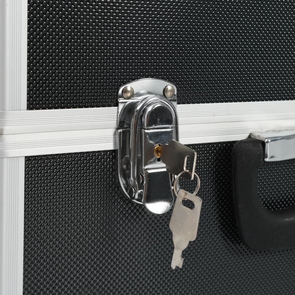 Kufr Na Nářadí 38 X 22,5 X 34 Cm Černý Hliník