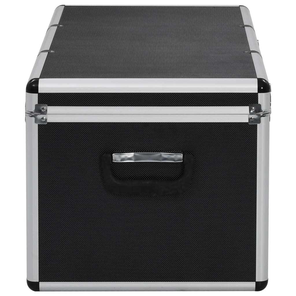 Úložné Kufry 3 Ks Černé Hliníkové