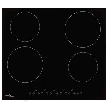 Keramická Varná Deska 4 Varné Zóny Dotykové Ovládání 6 000 W