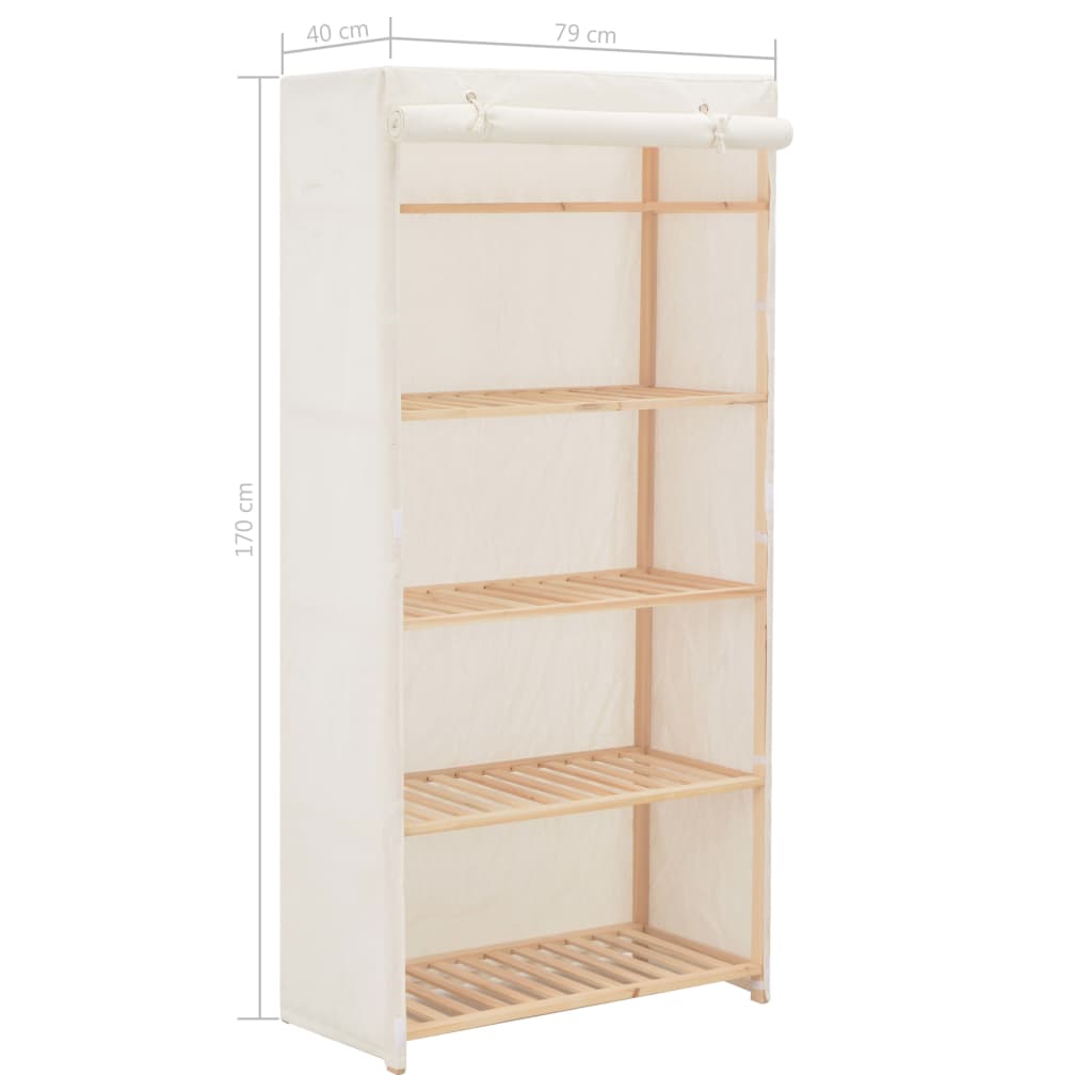 Skříň 79 X 40 X 170 Bílá