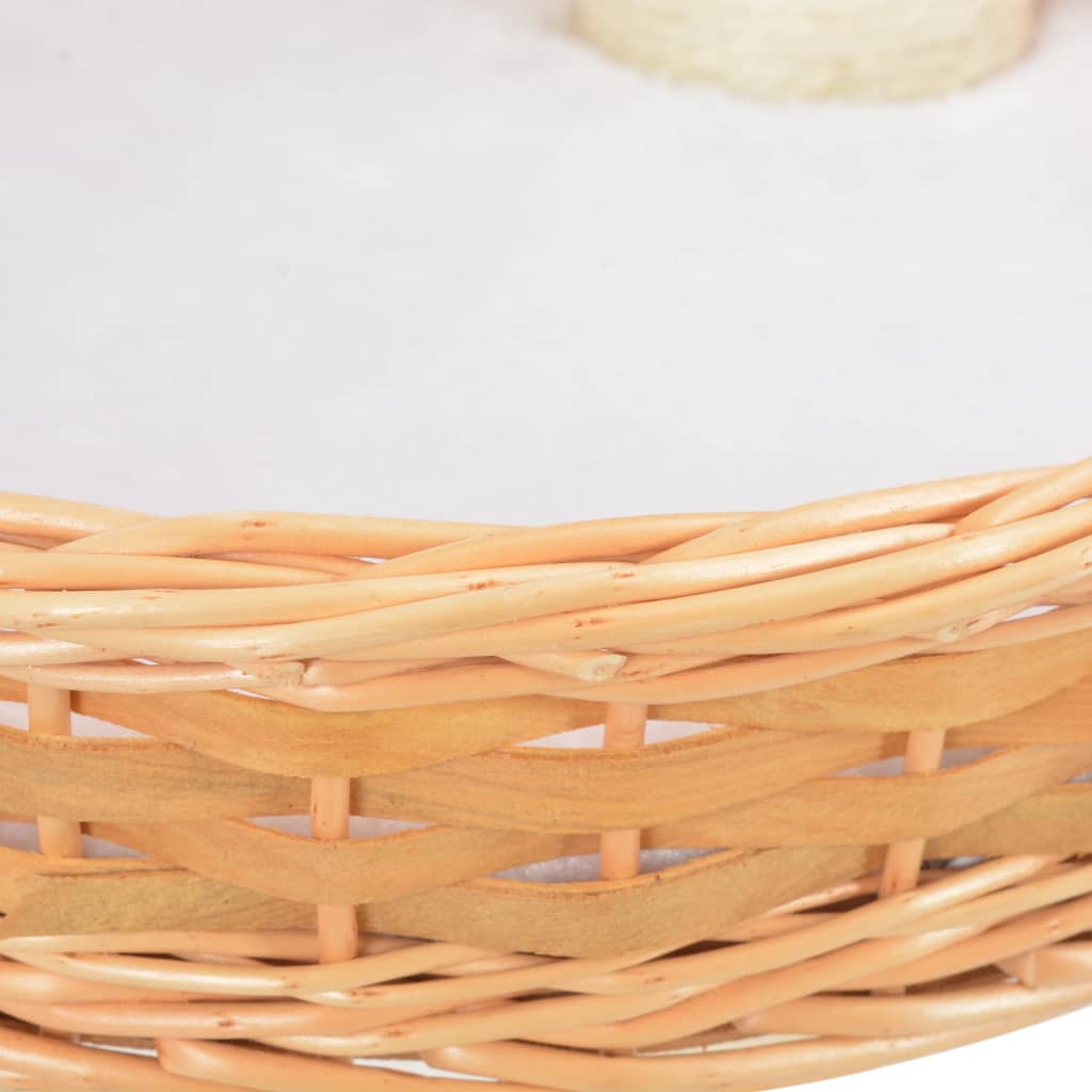 Škrabadlo Pro Kočky Se Sisalovým Škrabadlem Vrbové Proutí