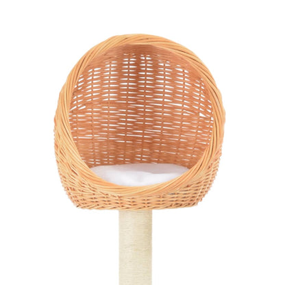 Škrabadlo Pro Kočky Se Sisalovým Škrabadlem Vrbové Proutí