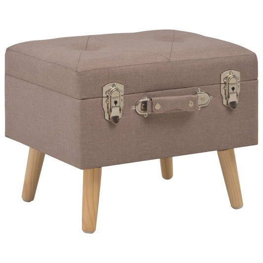 Stolička S Úložným Prostorem 40 Cm Textil