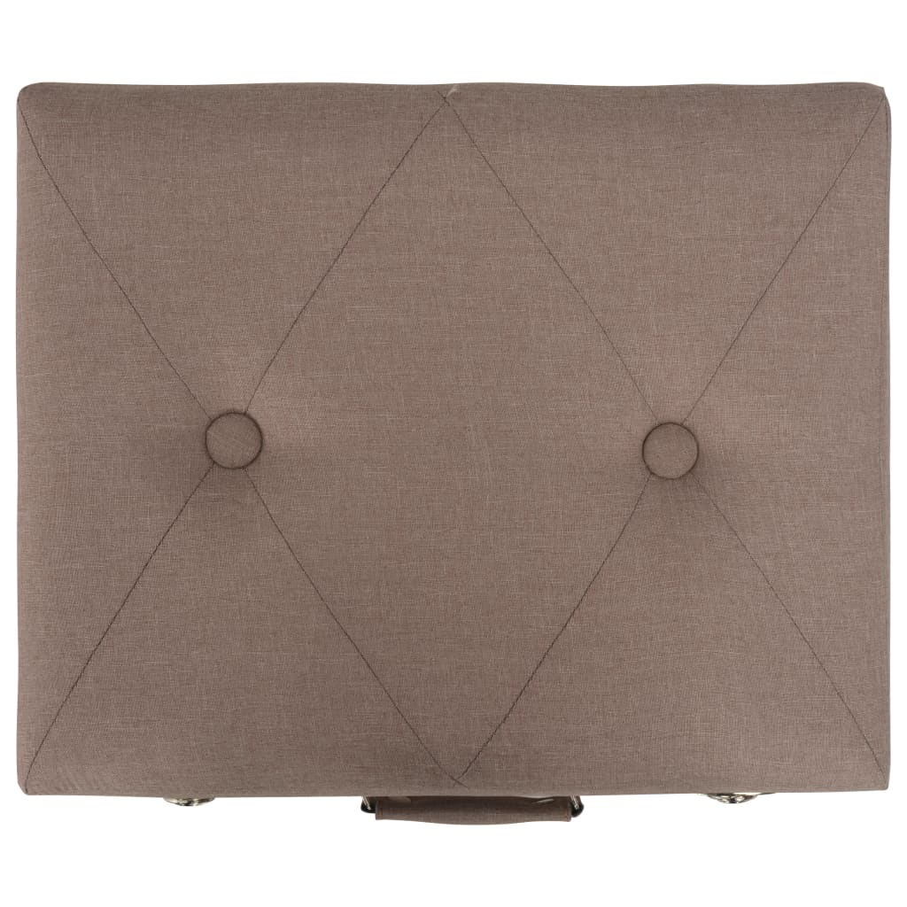 Stolička S Úložným Prostorem 40 Cm Textil