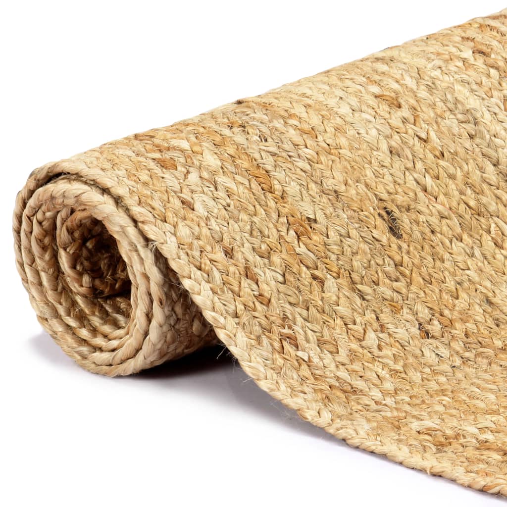 Ručně Vyráběný Koberec Juta Přírodní