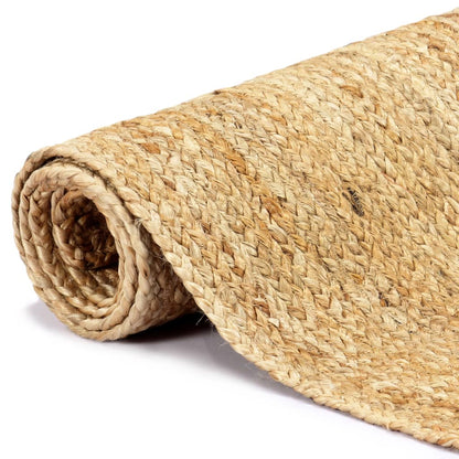 Ručně Vyráběný Koberec Juta Přírodní