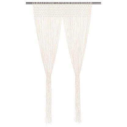 Macramé Závěs 140 X 240 Cm Bavlna