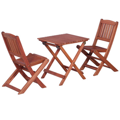3Dílný Bistro Set Pro Děti Masivní Eukalyptové Dřevo