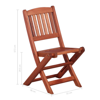 3Dílný Bistro Set Pro Děti Masivní Eukalyptové Dřevo