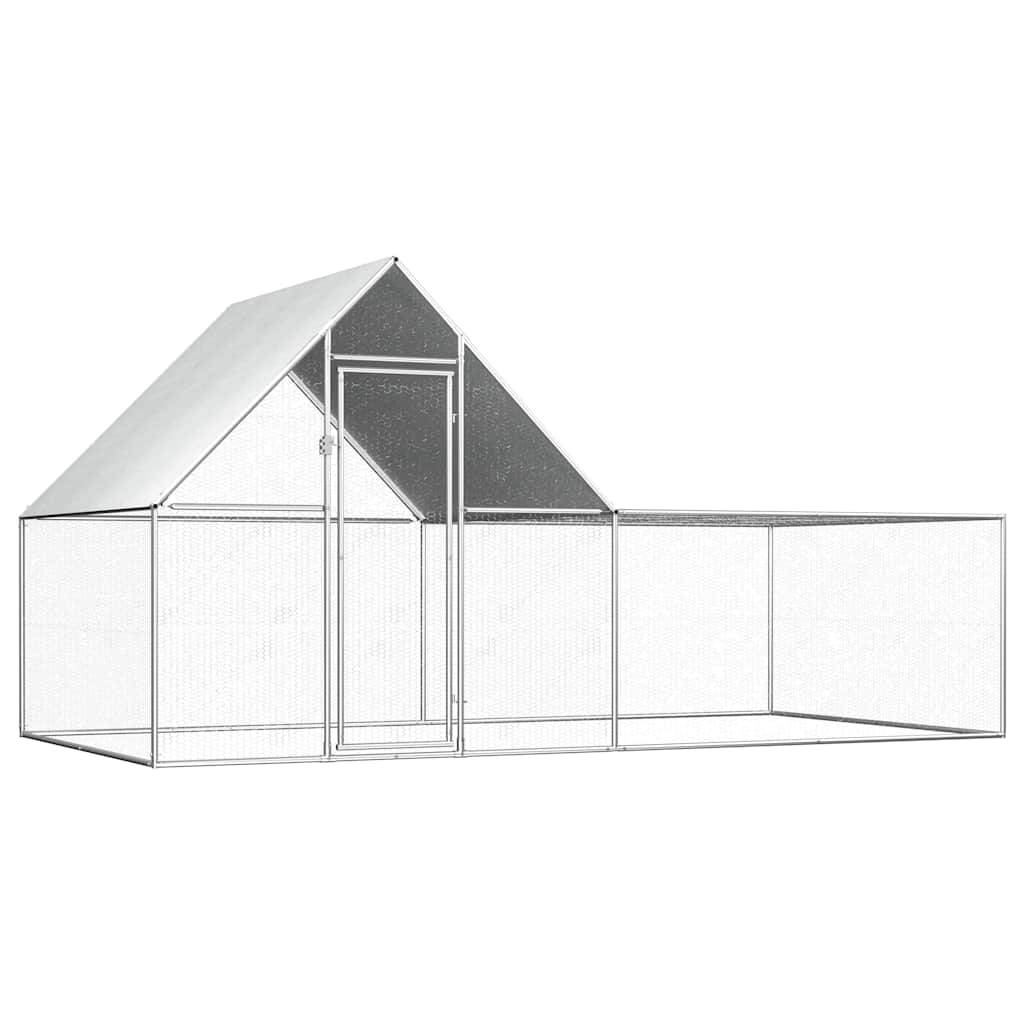 Klec Pro Kuřata 5 X 1 X 1,5 M Pozinkovaná Ocel