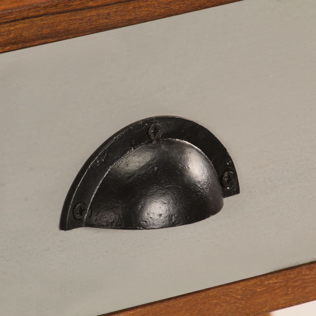 Psací Stůl 110 X 50 X 90 Cm Masivní Akáciové Dřevo